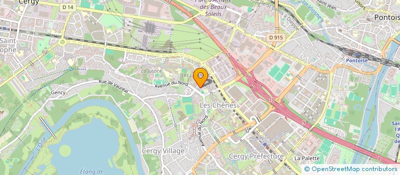 localisation de l'entreprise MONSIEUR SAID ATHOUMANI  CERGY