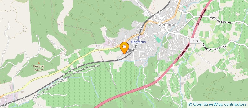 localisation de l'entreprise MONSIEUR SAID ATTALAI  GONFARON