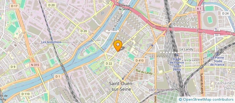 localisation de l'entreprise MONSIEUR SAID ATTAR à SAINT-OUEN-SUR-SEINE