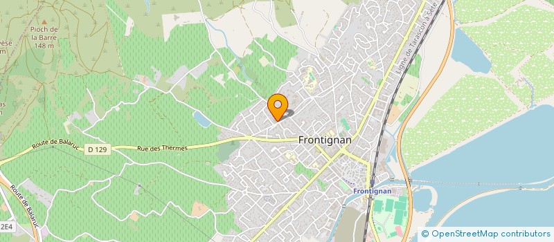 localisation de l'entreprise MONSIEUR SAID AYAD à FRONTIGNAN