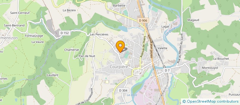 localisation de l'entreprise MONSIEUR SAID BAAROUB à COURPIERE