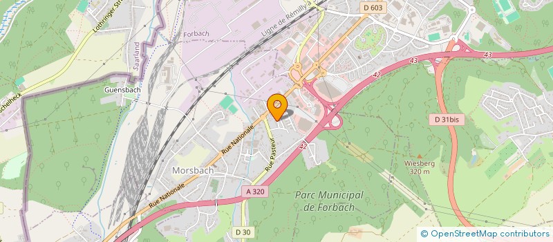 localisation de l'entreprise MONSIEUR SAID BAGHA  MORSBACH