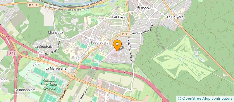 localisation de l'entreprise MONSIEUR SAID BAIDI  POISSY