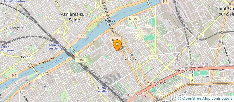 localisation de l'entreprise MONSIEUR SAID BARECHE à CLICHY