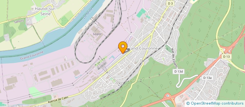 localisation de l'entreprise MONSIEUR SAID BARKACHE à GRAND-COURONNE