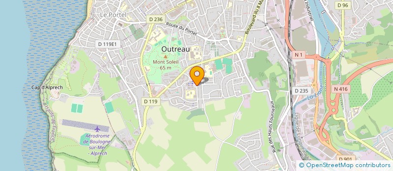 localisation de l'entreprise MONSIEUR SAID BEDDA  OUTREAU