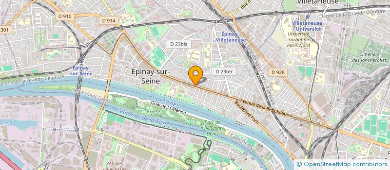 localisation de l'entreprise MONSIEUR SAID BEDOUHENE à EPINAY-SUR-SEINE