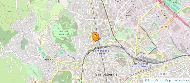 localisation de l'entreprise MONSIEUR SAID BELABEDDOU  SAINT-ETIENNE