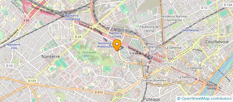 localisation de l'entreprise MONSIEUR SAID BELHADI  NANTERRE