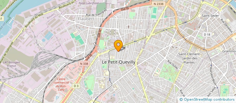 localisation de l'entreprise MONSIEUR SAID BELHOCINE  LE PETIT-QUEVILLY