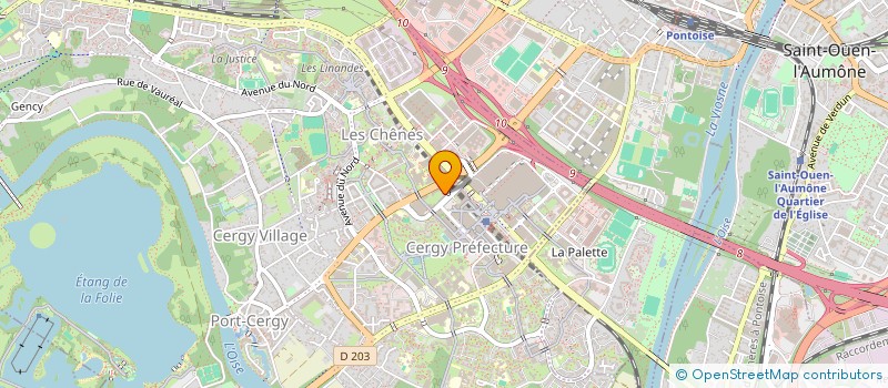 localisation de l'entreprise MONSIEUR SAID BELKACEM  CERGY