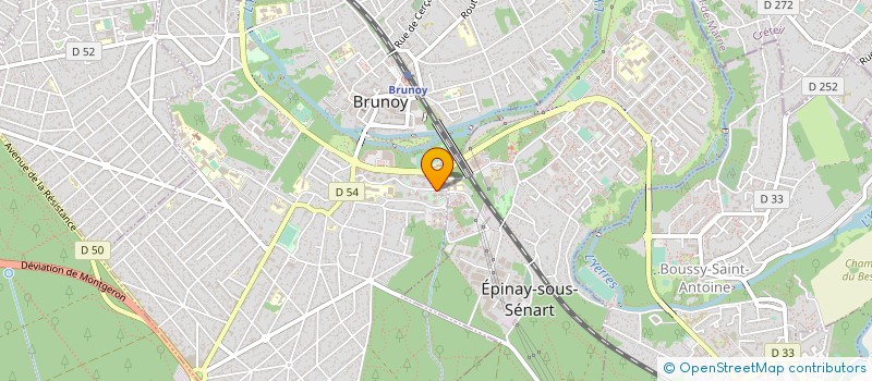 localisation de l'entreprise MONSIEUR SAID BELKADI  BRUNOY