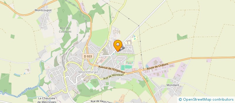 localisation de l'entreprise MONSIEUR SAID BELKEBIR  MONTMIRAIL