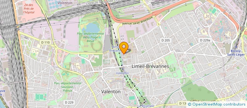 localisation de l'entreprise MONSIEUR SAID BEN AHAMED  LIMEIL-BREVANNES