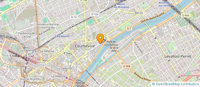 localisation de l'entreprise MONSIEUR SAID BEN EL HOCINE à COURBEVOIE