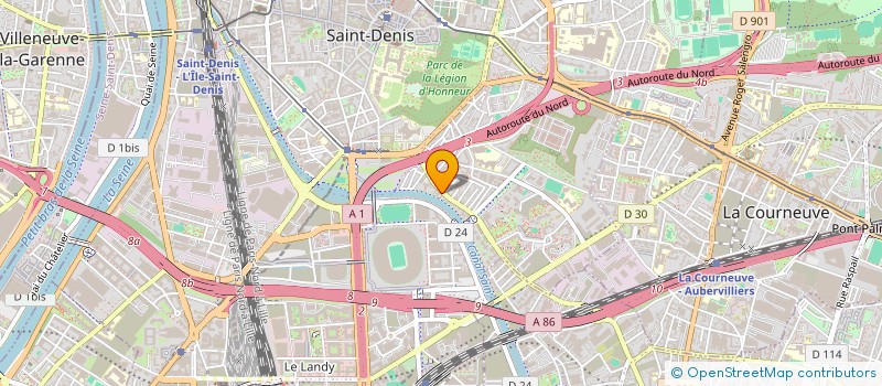 localisation de l'entreprise MONSIEUR SAID BENALLEGUE à SAINT-DENIS