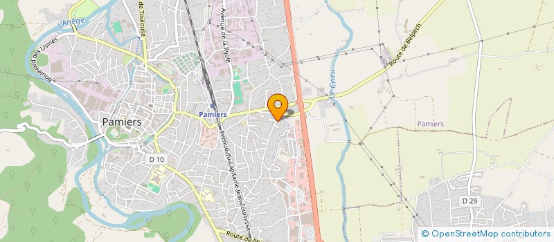 localisation de l'entreprise MONSIEUR SAID BENANID  PAMIERS