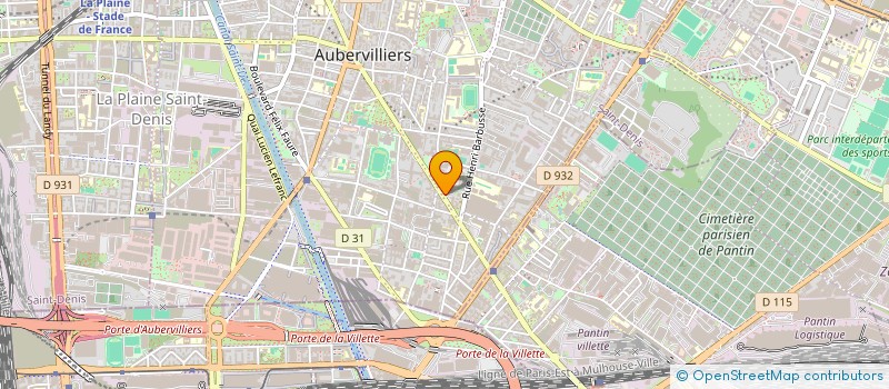 localisation de l'entreprise MONSIEUR SAID BENCHERIF à AUBERVILLIERS