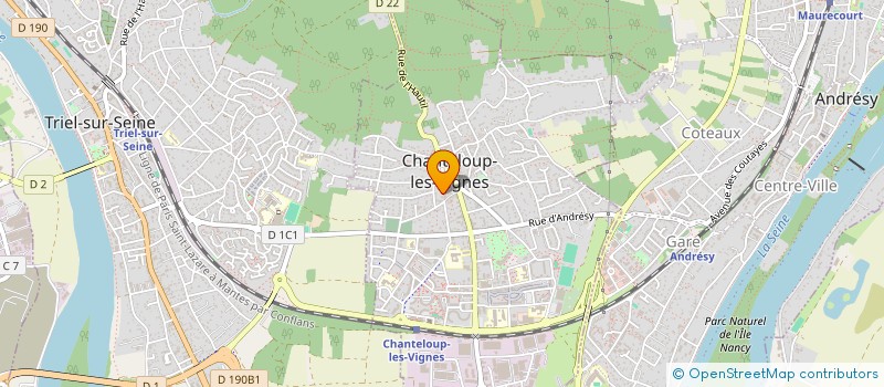 localisation de l'entreprise MONSIEUR SAID BENDAFI  CHANTELOUP-LES-VIGNES