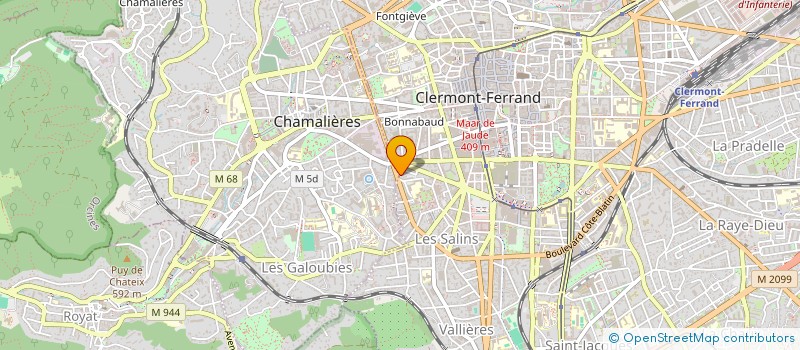 localisation de l'entreprise MONSIEUR SAID BENHAMOUCHE  CLERMONT-FERRAND