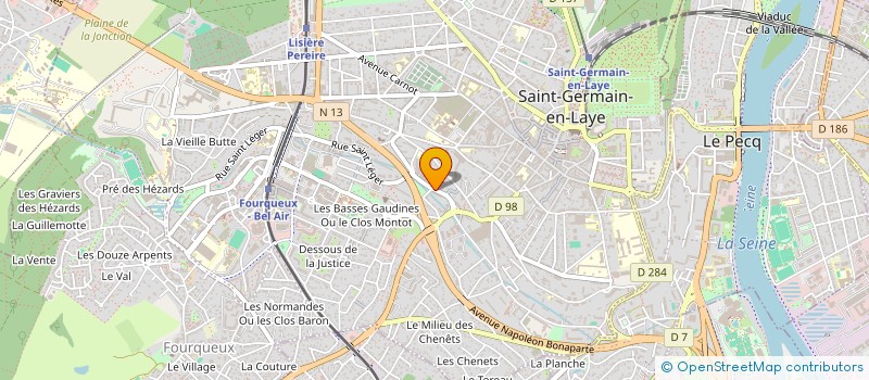 localisation de l'entreprise MONSIEUR SAID BENKHETACHE  SAINT-GERMAIN-EN-LAYE