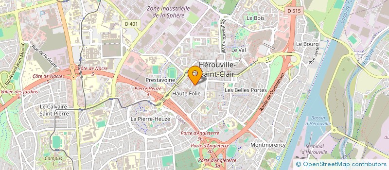 localisation de l'entreprise MONSIEUR SAID BENNIA à HEROUVILLE-SAINT-CLAIR