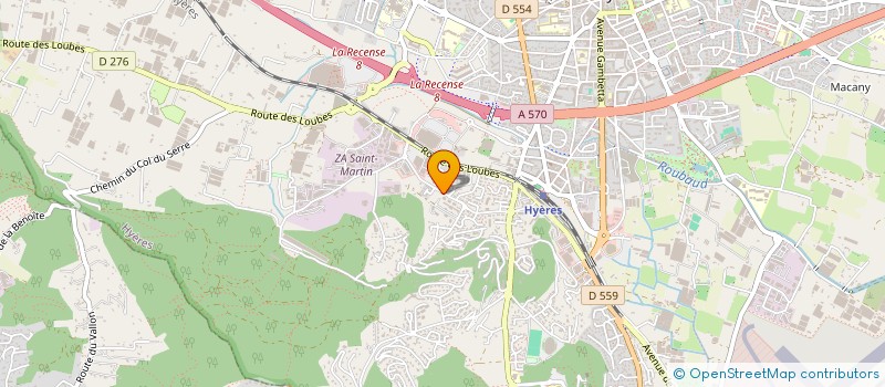 localisation de l'entreprise MONSIEUR SAID BENOUENNANE  HYERES