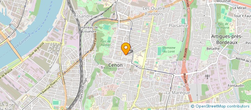 localisation de l'entreprise MONSIEUR SAID BENSALAH  CENON