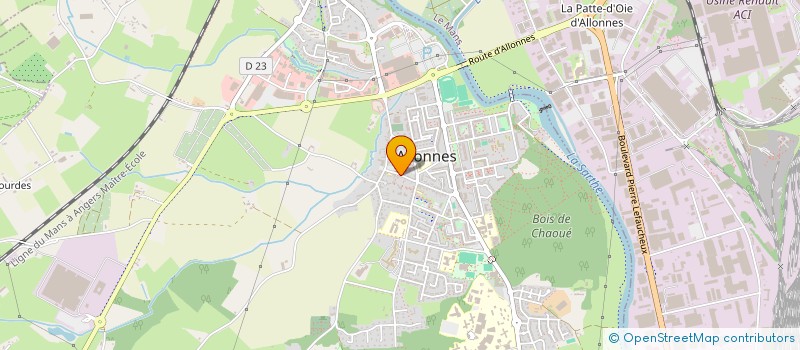 localisation de l'entreprise MONSIEUR SAID BERRIAH  ALLONNES