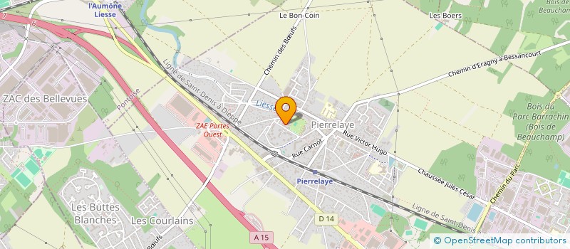 localisation de l'entreprise MONSIEUR SAID BILAL MEKKI à PIERRELAYE