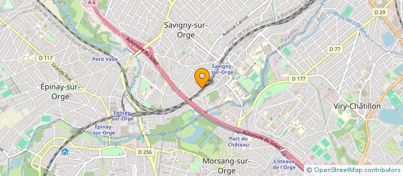 localisation de l'entreprise MONSIEUR SAID BOUDJEMA  SAVIGNY-SUR-ORGE