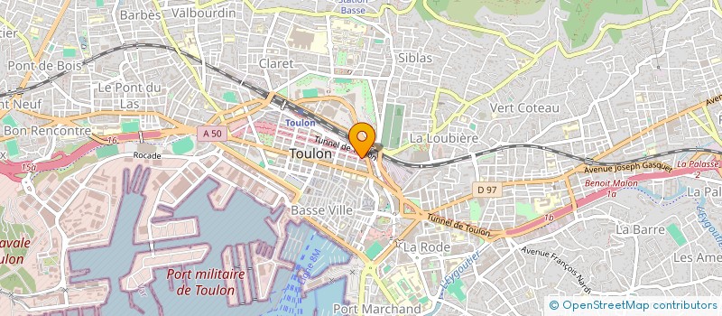 localisation de l'entreprise MONSIEUR SAID BOUHALOUAN  TOULON