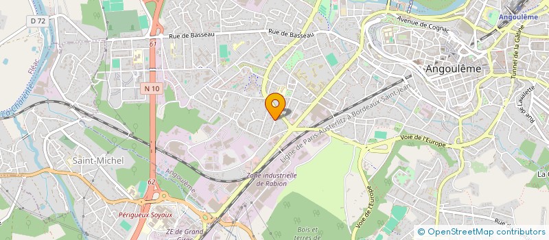 localisation de l'entreprise MONSIEUR SAID BOUHAMIDI à ANGOULEME