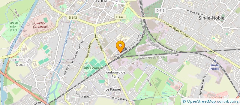 localisation de l'entreprise MONSIEUR SAID BOUKHALED  DOUAI