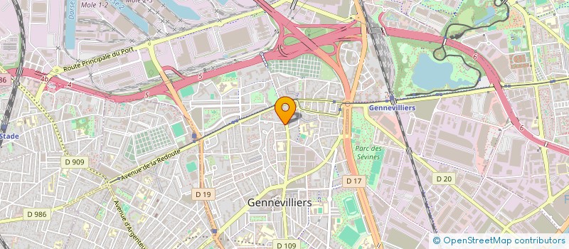 localisation de l'entreprise MONSIEUR SAID BOULAL à GENNEVILLIERS