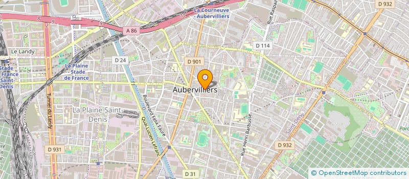 localisation de l'entreprise MONSIEUR SAID BOUMEDIANE  AUBERVILLIERS