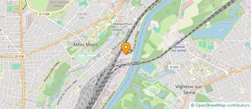 localisation de l'entreprise MONSIEUR SAID BOUMEZRAG  ATHIS-MONS