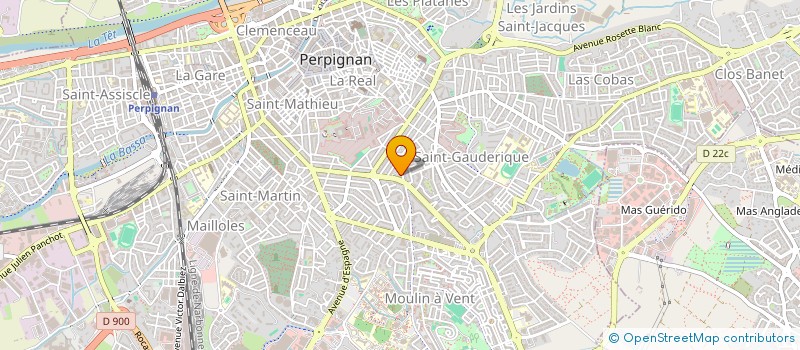 localisation de l'entreprise MONSIEUR SAID BOURIACH  PERPIGNAN