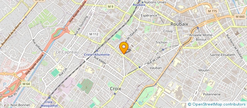 localisation de l'entreprise MONSIEUR SAID BOUROUIS  ROUBAIX