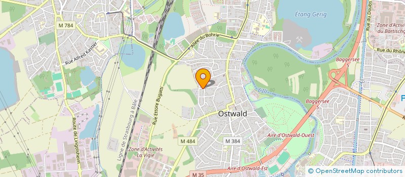 localisation de l'entreprise MONSIEUR SAID BOUROUIS  OSTWALD