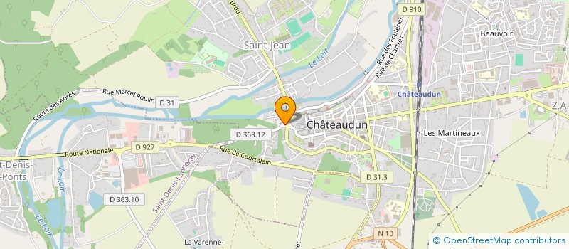 localisation de l'entreprise MONSIEUR SAID BOUSBAINE à CHATEAUDUN