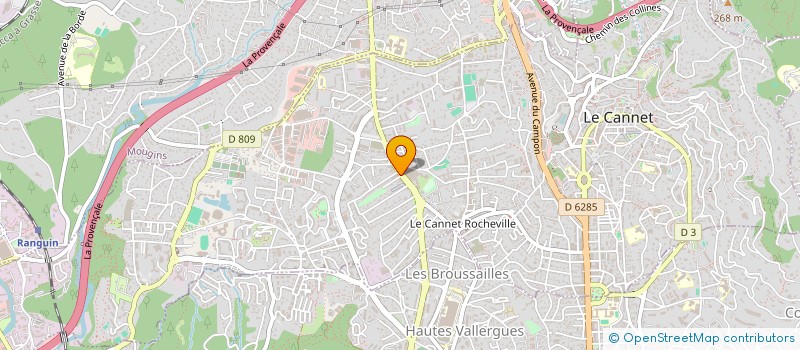 localisation de l'entreprise MONSIEUR SAID BOUTAHIRI  LE CANNET