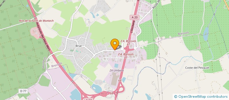 localisation de l'entreprise MONSIEUR SAID BOUZAMBOU  BRESSOLS