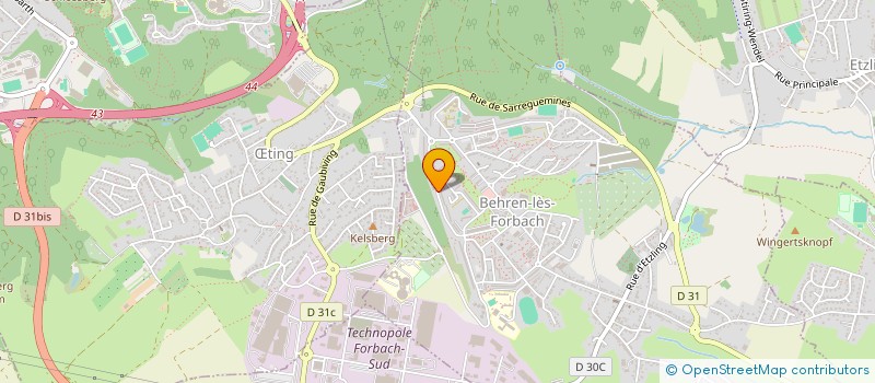 localisation de l'entreprise MONSIEUR SAID BOUZIDI  BEHREN-LES-FORBACH