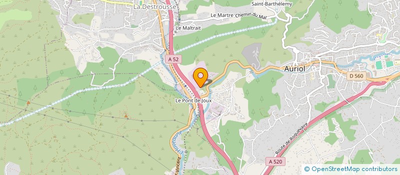 localisation de l'entreprise MONSIEUR SAID BRAHMI  AURIOL