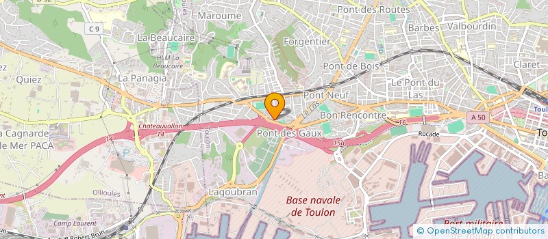 localisation de l'entreprise MONSIEUR SAID CHAAOUANE  TOULON