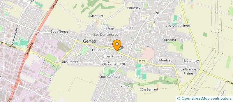 localisation de l'entreprise MONSIEUR SAID CHABI à GENAS