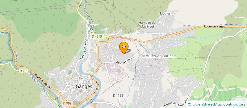 localisation de l'entreprise MONSIEUR SAID CHAGUER  GANGES