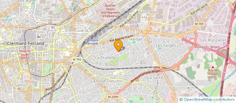 localisation de l'entreprise MONSIEUR SAID CHEBIL  CLERMONT-FERRAND