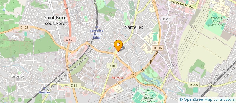 localisation de l'entreprise MONSIEUR SAID CHERGUI à SARCELLES
